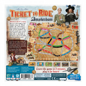 Joc de societate Ticket to Ride Amsterdam, limba engleza - Img 2