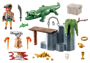 Playmobil-PIRAT CU ALIGATOR - Img 2