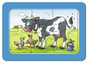 Puzzle Animalele Buni Prieteni, 3X6 Piese - Img 4
