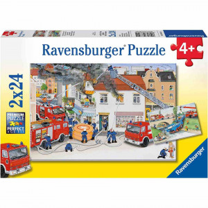 Puzzle Brigada De Pompieri, 2X24 Piese - Img 3