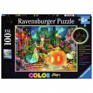 Puzzle cenusareasa si dovleacul fermecat 100 piese starline lumineaza in intuneric