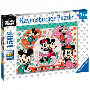 Puzzle Mickey Si Minnie, 150 Piese - Img 3