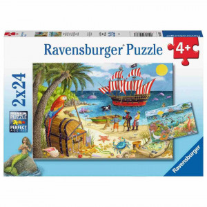Puzzle Pirati Si Sirene, 2X24 Piese - Img 3