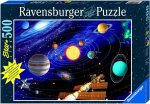 Puzzle sistemul solar 500 piese starline lumineaza in intuneric - Img 2