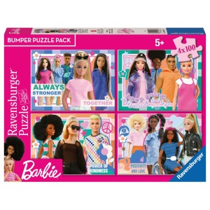 Ravensburger - Puzzle Barbie 4x100 piese - Img 5