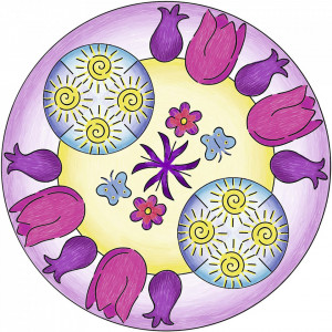 Ravensburger - Set De Creatie Mandala Flori Si Fluturi - Img 2