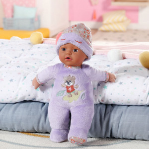BABY born - Bebelus negru cu hainute violet 30 cm - Img 5