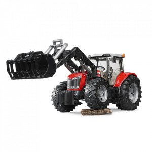 Bruder - Tractor Massey Ferguson 7624 Cu Incarcator Frontal - Img 2