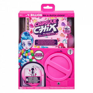 CAPSULE CHIX Papusi articulate colectia Sweet Circuits pachet cu 5 capsule surpriza