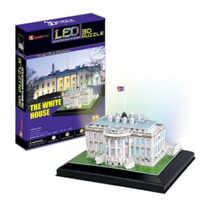 Cubic Fun - Puzzle 3D Led Casa Alba 151 piese - Img 4