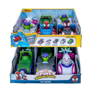 Paienjenelul Marvel - Vehicul cu lansator de discuri, figurina inclusa, diverse modele