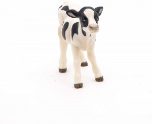 Papo Figurina Vitel Alb Cu Negru - Img 3
