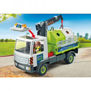 Playmobil - Camion De Reciclare Sticla Cu Container - Img 2