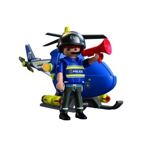 Playmobil - Jucarie de rol Elicopter de politie - Img 3