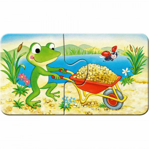 Puzzle Animale Muncitoare, 9X2 Piese - Img 3