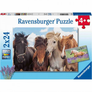 Puzzle Cai, 2X24 Piese - Img 3