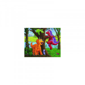 Puzzle Dinozauri La Rau, 2X24 Piese - Img 3