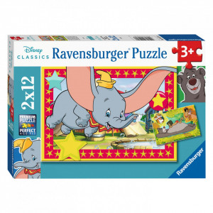 Puzzle Disney Animale, 2X12 Piese - Img 3