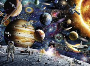 Puzzle Om Pe Luna, 150 Piese - Img 2