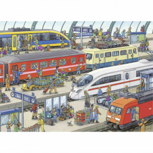 Puzzle Statie De Tren, 60 Piese - Img 2