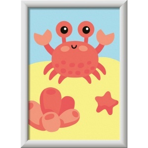 Ravensburger - CreArt pictura pe numere pentru copii crab prietenos - Img 3