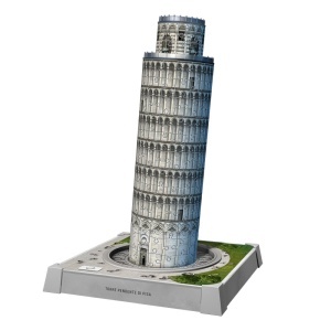 Ravensburger - Puzzle 3D iconic Turnul din Pisa cu LED 216 piese model de colectie in miniatura - Img 3