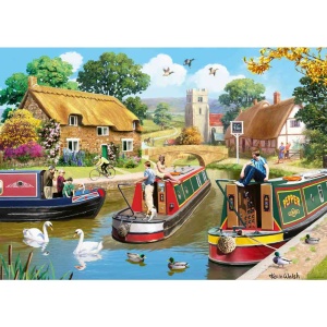 Ravensburger - Puzzle o zi agitata pe canal 1000 piese - Img 3
