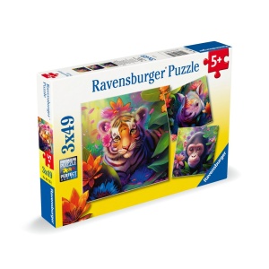 Ravensburger - Puzzle puiuti de animale 3x49 piese - Img 2
