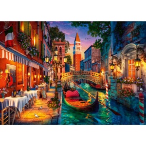 Ravensburger - Puzzle Venetia in lumina noptii 1000 piese - Img 3