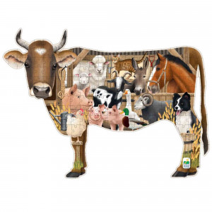 THE LEARNING JOURNEY - PUZZLE ANIMALE DE LA FERMA 200 PIESE - Img 2