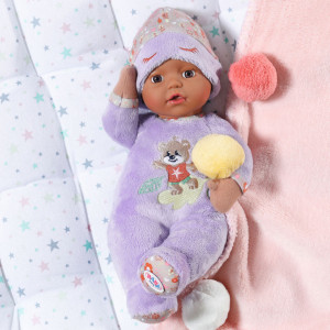 BABY born - Bebelus negru cu hainute violet 30 cm - Img 6