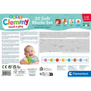 Clementoni - Soft Clemmy set 20 cuburi - Img 2