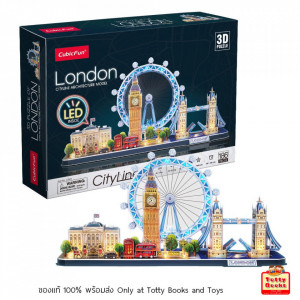 Cubic Fun - Puzzle 3D Led Londra 186 Piese - Img 2