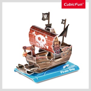 Cubic Fun - Puzzle 3D nava pirati 22 piese - Img 2