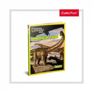 Cubic Fun - Puzzle 3D si Brosura-Parcul Dinozaurilor 43 Piese - Img 3