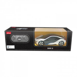 Masina Cu Telecomanda Bmw I8 Alba Scara 1 La 24 - Img 2