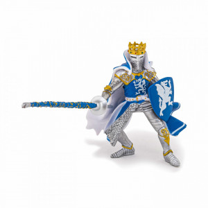 Papo Figurina Rege Cu Blazon Dragon Albastru - Img 3