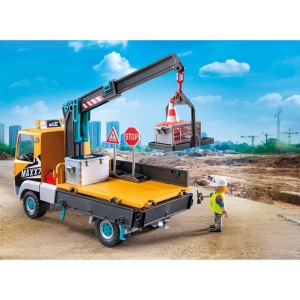 Playmobil - Camion de constructii cu macara Playmobil - Img 4