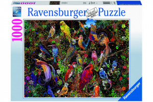 Puzzle Arta Pasarilor, 1000 Piese - Img 2