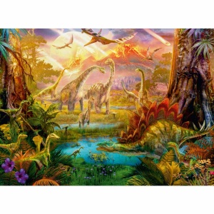 Ravensburger - Puzzle tinutul dinozaurilor 500 piese design nou - Img 3