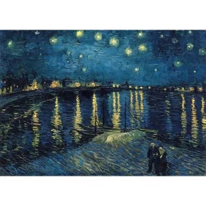 Ravensburger - Puzzle Vincent Van Gogh noapte instelata 1000 piese design nou - Img 2
