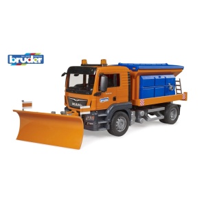Bruder utilaj zapada Man TGS cu plug - Img 2