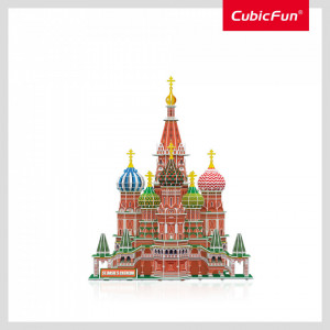 Cubic Fun - Puzzle 3D si Brosura Moscova 224 piese