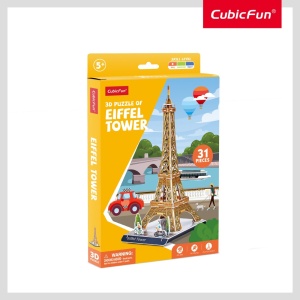 Cubic Fun - Puzzle 3D turnul Eiffel 31 piese