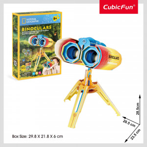 CUBICFUN - PUZZLE 3D BINOCLU 49 PIESE SI BROSURA IN ROMANA - Img 4