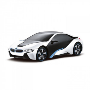 Masina Cu Telecomanda Bmw I8 Alba Scara 1 La 24 - Img 3