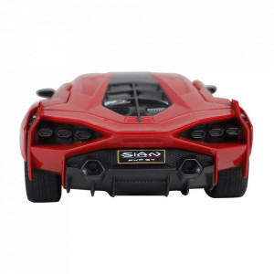 Masina Cu Telecomanda Lamborghini Sian Rosu Cu Scara 1 La 24 - Img 3