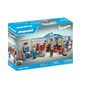 Playmobil - Atelier cu vespa rosie - Img 2