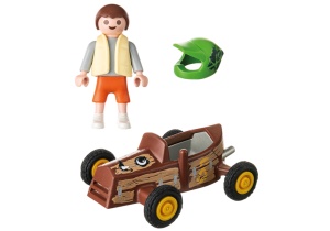 Playmobil-FIGURINA COPIL CU KART - Img 3