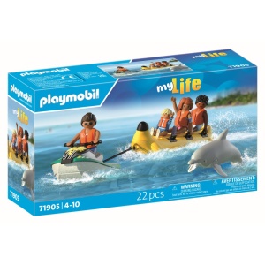 Playmobil - Jucarie de rol Plimbare pe mare cu banana - Img 2
